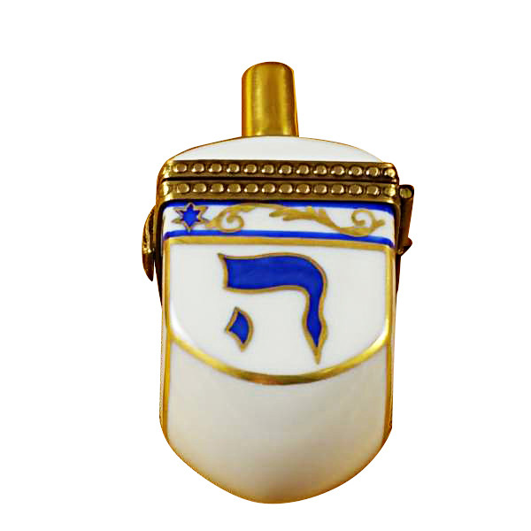 Dreidel - White Rochard Limoges Box RR006