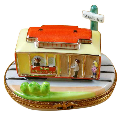 Limoges Imports San Francisco Cable Car Limoges Box