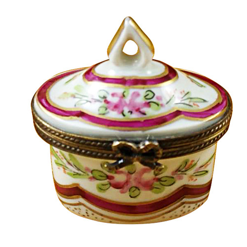 Limoges Imports Red Crown Top Limoges Box