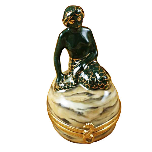 Limoges Imports Copenhagen Mermaid Limoges Box