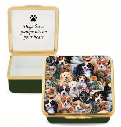 Halcyon Days Dogs Leave Pawprints On Your Heart (ENDPP1258G) Halcyon Days Dogs Leave Pawprints On Your Heart (ENDPP1258G)