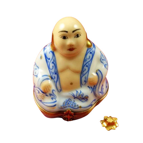 Rochard BUDDHA WITH REMOVABLE GOLD LOTUS FLOWER