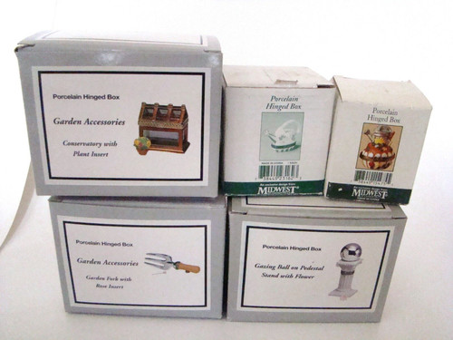 小物入れ Midwest of Cannon Falls/PHB Collection Popsicle PHB Porcelain Hinged Trinket Box Midwest of Cannon