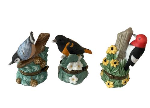 PHB Midwest of Cannon Falls Hinged Boxes - SONG BIRD SERIES Set of 3