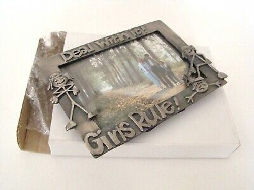 PHOTO FRAME: Girls Rule! Deal With it! (FRAME-girlsrule) 