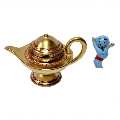 ALADDIN LAMP WITH REMOVABLE ALADDIN Rochard Limoges Box RT294