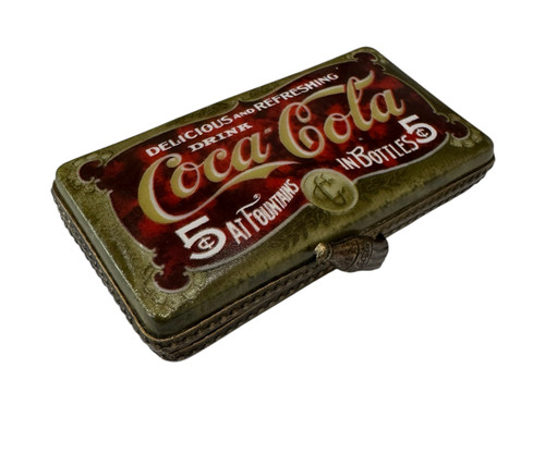 Coca Cola Five Cents Premiere Edition Limoges Box 9851-04