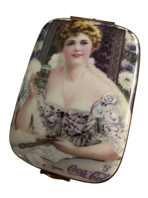 Coca Cola Hilda Clark Premiere Edition Limoges Box 9851-05