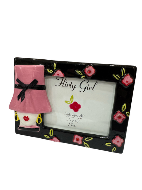 Lady Jayne Ltd Vanity Flair FLIRTY GIRL Ceramic Photo Frame Nina