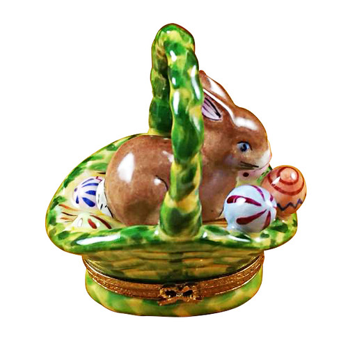 Rabbit Basket/Easter Eggs Rochard Limoges Box