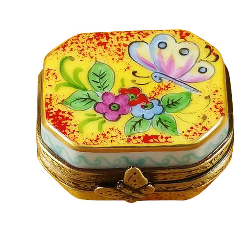 Butterfly Octagon Rochard Limoges Box