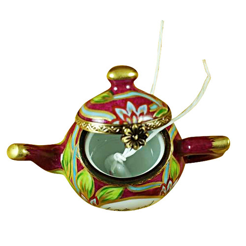 Teapot - Love & Live Happy Rochard Limoges Box