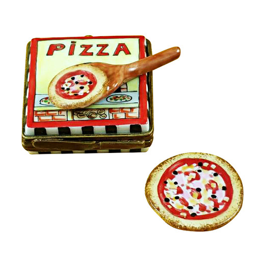 Pizza Box W/Pizza Rochard Limoges Box