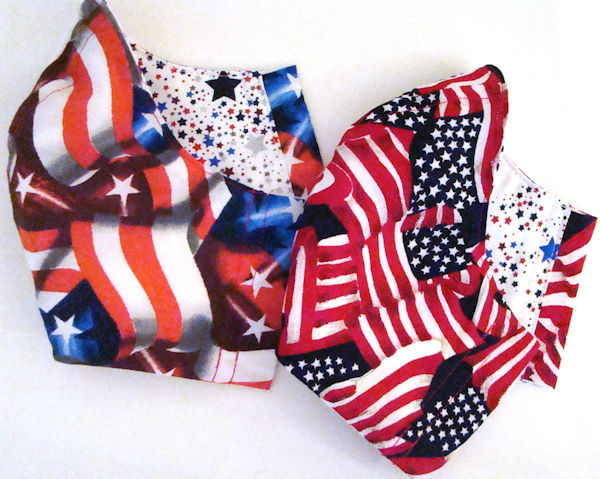 NEW Patriotic American Flag Stars and Stripes Face Masks