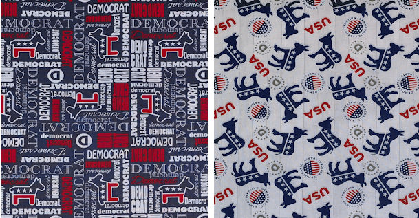 New Democrat fabric