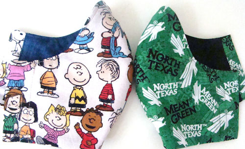 Charlie Brown Peanuts and North Texas Mean Green