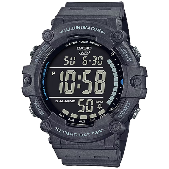 Classic Digital Watch w/ 10-Year Battery