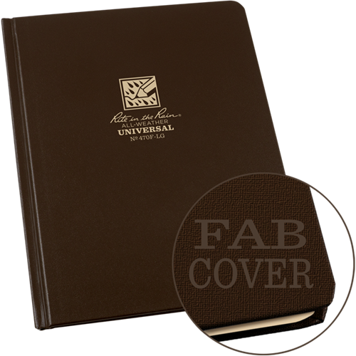 Hard-Cover Notebook (6.75'' x 8.75'')