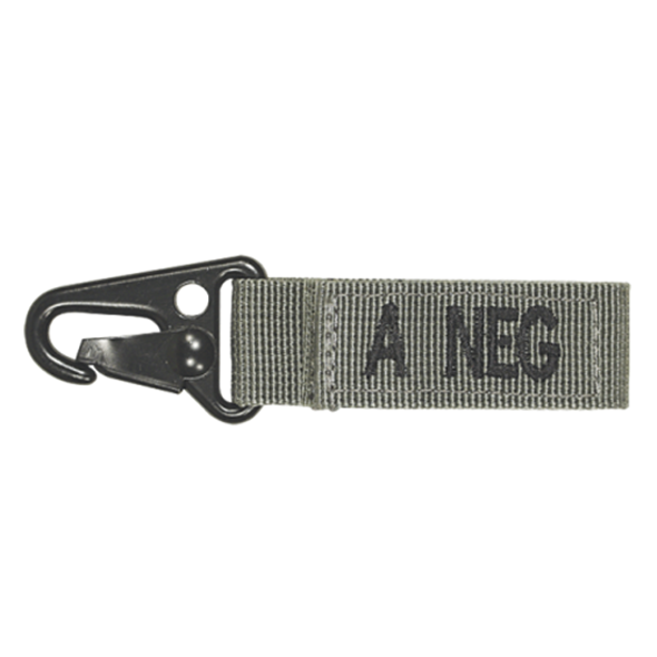 Embroidered Blood Type Tags (A-)