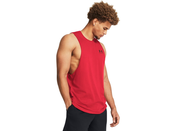Men's UA Sportstyle Left Chest Cut-Off Tank Men's UA Sportstyle Left Chest Cut-Off Tank