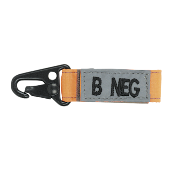 Embroidered Blood Type Tags (B-)