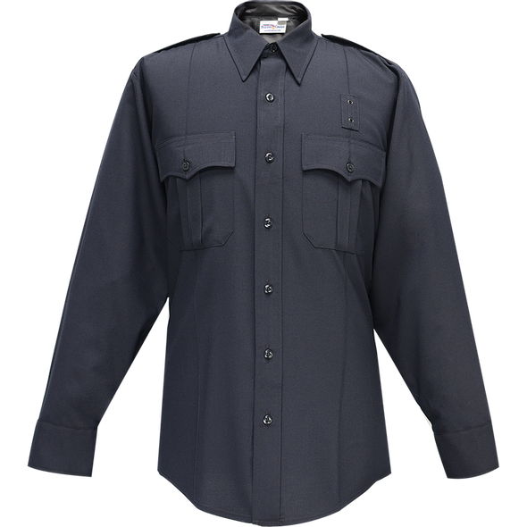 Justice Long Sleeve Shirt w/ Zipper - LAPD Navy