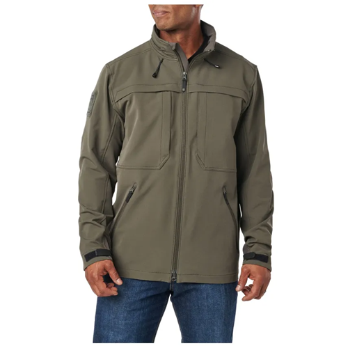 Braxton Tactical Jacket with water-resistant fabric, concealed carry access, multiple secure pockets, and lightweight all-weather comfort.