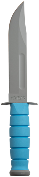 Ussf Space-Bar Knife Blue Kraton G Handle, Gray Hard Sheath, Str Edge