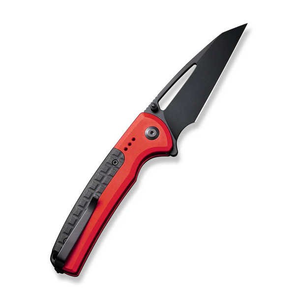 CIVIVI Sentinel Strike Flipper & Thumb Stud & Button Lock Knife Aluminum & FRN Handle (3.7"" K110 Blade) C22025B-1