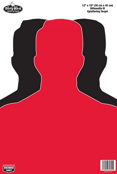 Dirty Bird 12 x 18 Silhouette III Target