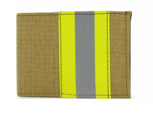 Firefighter Gold Matrix Bifold CC Wallet - 3.50''x4.50''