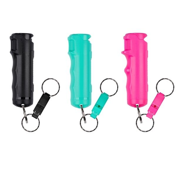 Pepper Gel w/ Quick Release Whistle Keychain