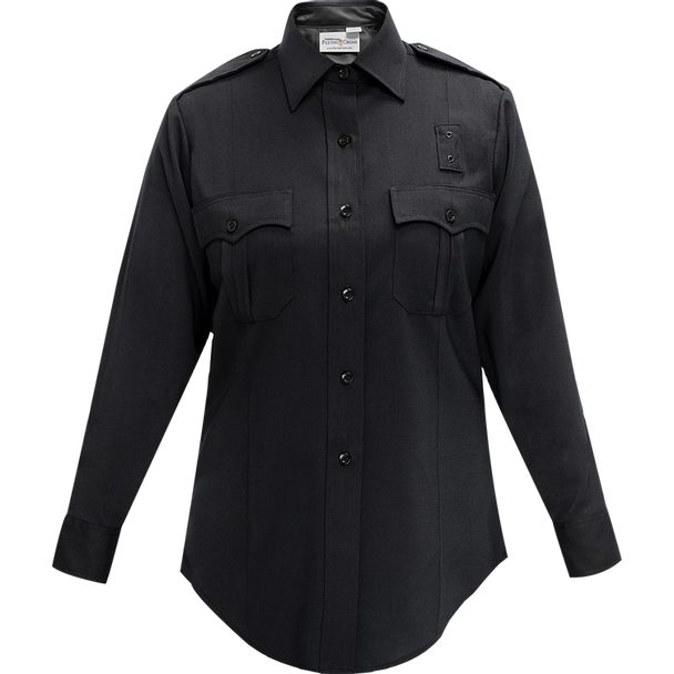 Justice Women's Long Sleeve Shirt - LAPD Navy