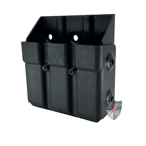 Zero9 Triple Mag Case for Glock 9mm and .40 magazines with a slim, rugged design for secure tactical magazine carry.
