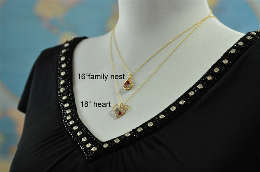 Custom 3D Jewelry Birthstone Necklace - LemonsAreBlue