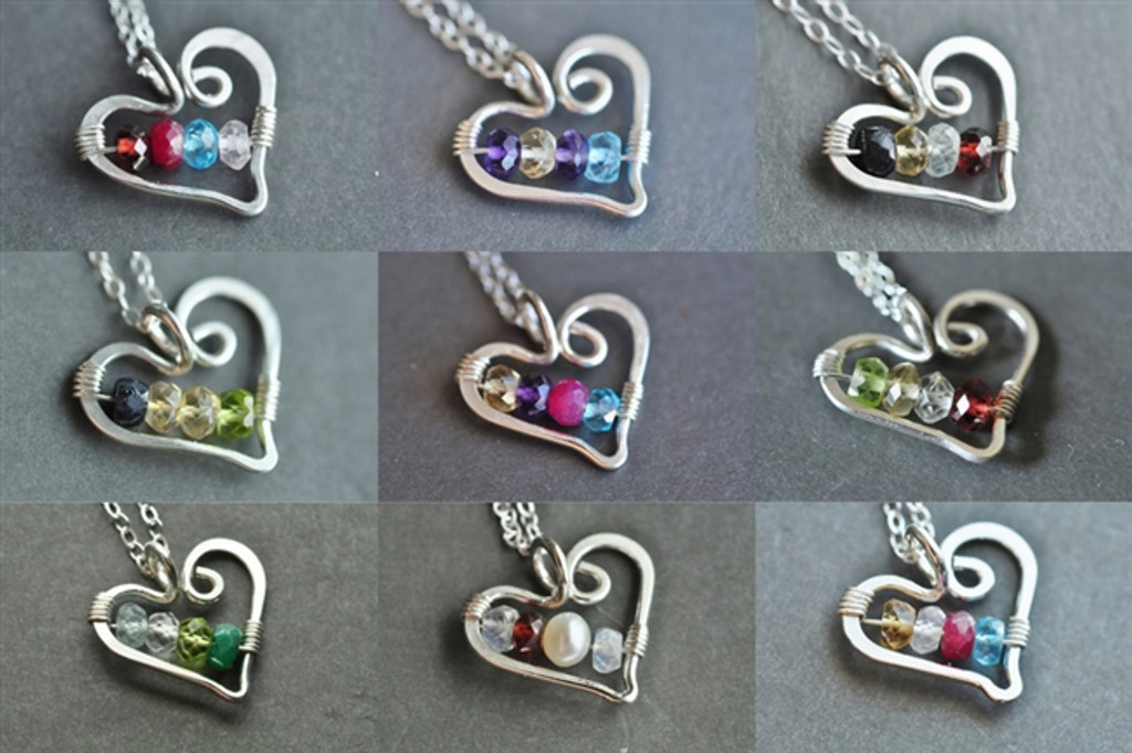 Family Birthstone Necklace | Deluxur