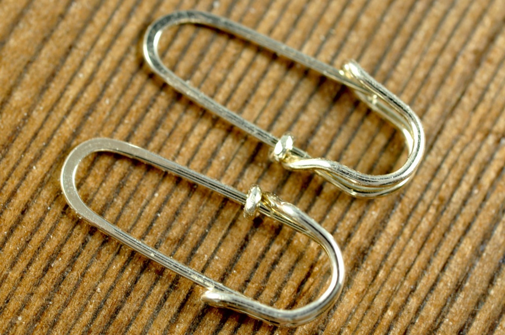 Buy 1.25'' Gold Safety Pin Earrings Jewelry Punk Earrings Safety Pin  Movement Solidarity Dangle Earrings Handmade Gift Hoop Earrings 9K 14K 18K  Online in India - Etsy