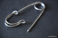 3 inch SAFETY PIN shawl or kilt pin