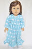 My Brittany's Blue Bunny Nightgown with Hair Ribbon for American Girl Dolls