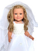 18 Inch Doll Clothes- Wedding Gown with Accessories for 18 Inch Dolls