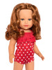Stylish Red Polka Dot Swimsuit: Perfect Fit for 18-Inch Dolls-18 inch doll clothes