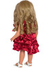 18 Inch Doll Clothes- Cranberry Sparkle Dress