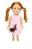 My Brittany's Whimsical Easter Bunny Dress for Wellie Wisher Dolls