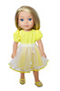 Lemon Yellow Dress Fits 14 Inch Dolls