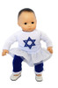 My Brittany's Hanukkah Star of David Outfit for Bitty Baby Doll-15 Inch Doll Clothes