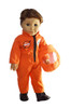 My Brittany's Orange Nasa Astronaut Outfit for American Girl Dolls- 18 Inch Doll Clothes