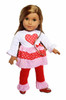 My Brittany's Hearts N Love Outfit for 18 Inch Dolls