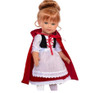 Velvet Little Red Riding Hood Outfit Compatible with American Girl Dolls 18 Inch Doll Clothes 