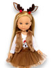 My Brittany's Holiday Reindeer Dress for 14 inch Dolls