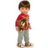 Adorable 18 Inch Boy Doll Clothes Set with Sloth Details and Plush Toy by My Brittanys